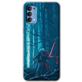 Oppo Reno 4 Jedi Baskılı Uyumlu Silikon Kılıf