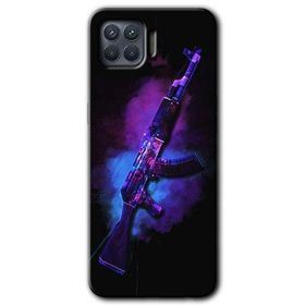 Oppo Reno 4 Lite AK Baskılı Uyumlu Silikon Kılıf