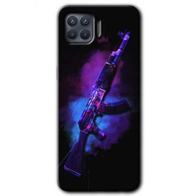 Oppo Reno 4 Lite AK Baskılı Uyumlu Silikon Kılıf