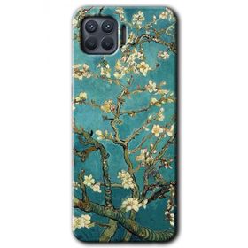 Oppo Reno 4 Lite Almond Blossom Baskılı Uyumlu Silikon Kılıf