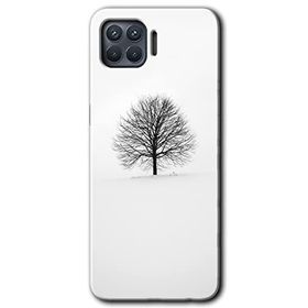 Oppo Reno 4 Lite Alone Tree Baskılı Uyumlu Silikon Kılıf