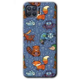 Oppo Reno 4 Lite Animals Funny Baskılı Uyumlu Silikon Kılıf