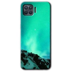 Oppo Reno 4 Lite Aurora Baskılı Uyumlu Silikon Kılıf