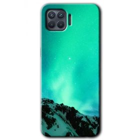 Oppo Reno 4 Lite Aurora Baskılı Uyumlu Silikon Kılıf