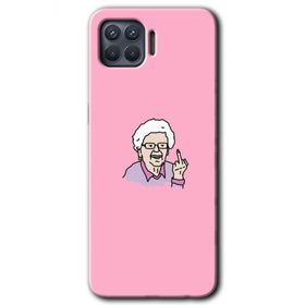 Oppo Reno 4 Lite Bad Grandmother Baskılı Uyumlu Silikon Kılıf