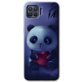 Oppo Reno 4 Lite Bebek Panda Baskılı Uyumlu Silikon Kılıf