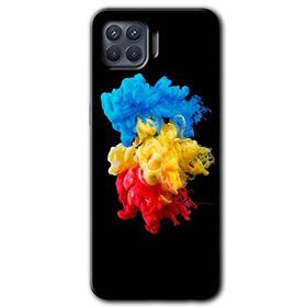 Oppo Reno 4 Lite Black 1 Baskılı Uyumlu Silikon Kılıf