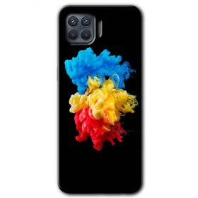 Oppo Reno 4 Lite Black 1 Baskılı Uyumlu Silikon Kılıf