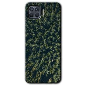 Oppo Reno 4 Lite Çam Ağacı Ormanı Baskılı Uyumlu Silikon Kılıf