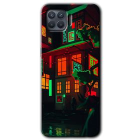 Oppo Reno 4 Lite China Street Baskılı Uyumlu Silikon Kılıf