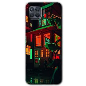 Oppo Reno 4 Lite China Street Baskılı Uyumlu Silikon Kılıf