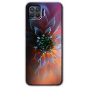 Oppo Reno 4 Lite Çiçek Motif Baskılı Uyumlu Silikon Kılıf