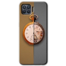 Oppo Reno 4 Lite Clocks Artwork Baskılı Uyumlu Silikon Kılıf