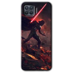 Oppo Reno 4 Lite Darh Vader Wars Baskılı Uyumlu Silikon Kılıf