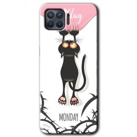 Oppo Reno 4 Lite Dark Sunday Baskılı Uyumlu Silikon Kılıf