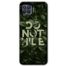 Oppo Reno 4 Lite Do Not Hide Baskılı Uyumlu Silikon Kılıf