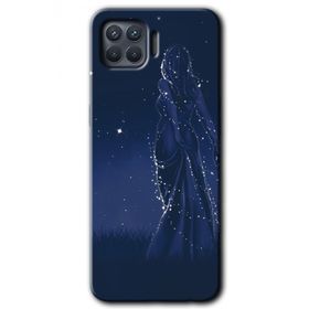 Oppo Reno 4 Lite Gecenin Kraliçesi Baskılı Uyumlu Silikon Kılıf