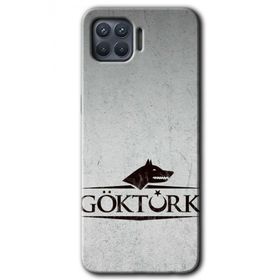 Oppo Reno 4 Lite Göktürk Baskılı Uyumlu Silikon Kılıf