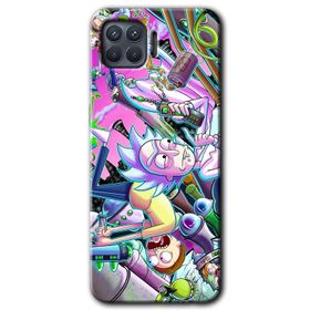Oppo Reno 4 Lite Graffiti Çizgi Film Baskılı Uyumlu Silikon Kılıf