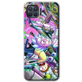 Oppo Reno 4 Lite Graffiti Çizgi Film Baskılı Uyumlu Silikon Kılıf