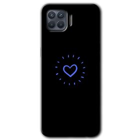 Oppo Reno 4 Lite Heart Strokes Baskılı Uyumlu Silikon Kılıf