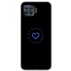 Oppo Reno 4 Lite Heart Strokes Baskılı Uyumlu Silikon Kılıf