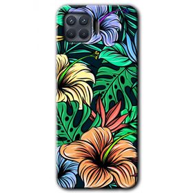 Oppo Reno 4 Lite Hibiscus Flowers Baskılı Uyumlu Silikon Kılıf