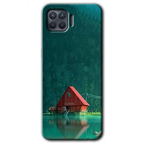Oppo Reno 4 Lite House In Woods Baskılı Uyumlu Silikon Kılıf