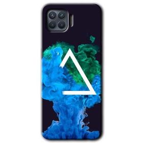 Oppo Reno 4 Lite İnk Clot Baskılı Uyumlu Silikon Kılıf