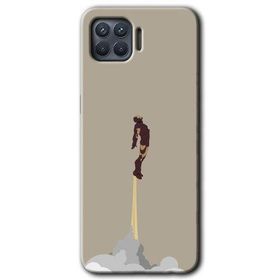 Oppo Reno 4 Lite İronman Airport Baskılı Uyumlu Silikon Kılıf