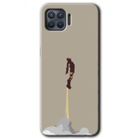 Oppo Reno 4 Lite İronman Airport Baskılı Uyumlu Silikon Kılıf