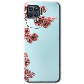 Oppo Reno 4 Lite Japon Çiçeği Baskılı Uyumlu Silikon Kılıf