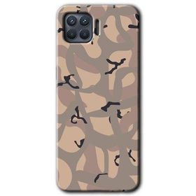 Oppo Reno 4 Lite Kamuflaj 6 Baskılı Uyumlu Silikon Kılıf