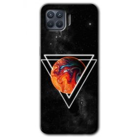 Oppo Reno 4 Lite Kızıl Gezegen Baskılı Uyumlu Silikon Kılıf