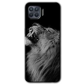 Oppo Reno 4 Lite Lion Baskılı Uyumlu Silikon Kılıf