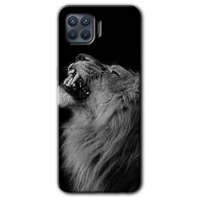 Oppo Reno 4 Lite Lion Baskılı Uyumlu Silikon Kılıf