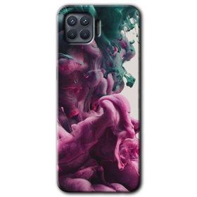Oppo Reno 4 Lite Liquid Cloud Baskılı Uyumlu Silikon Kılıf