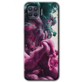 Oppo Reno 4 Lite Liquid Cloud Baskılı Uyumlu Silikon Kılıf