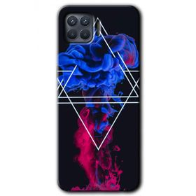 Oppo Reno 4 Lite Mekanik Duman 1 Baskılı Uyumlu Silikon Kılıf