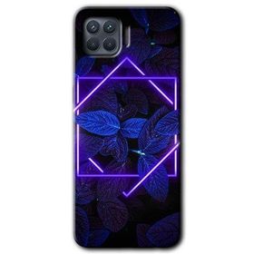 Oppo Reno 4 Lite Mekanik Yaprak 5 Baskılı Uyumlu Silikon Kılıf