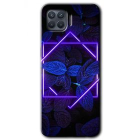 Oppo Reno 4 Lite Mekanik Yaprak 5 Baskılı Uyumlu Silikon Kılıf