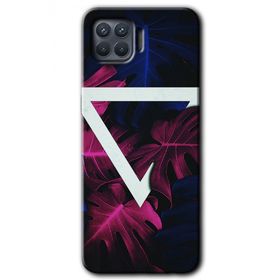 Oppo Reno 4 Lite Mekanik Yaprak Baskılı Uyumlu Silikon Kılıf