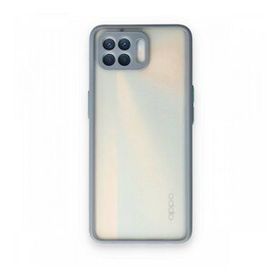 Oppo Reno 4 Lite Montreal Silikon Kapak Gri Kılıf