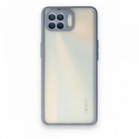 Oppo Reno 4 Lite Montreal Silikon Kapak Gri Kılıf