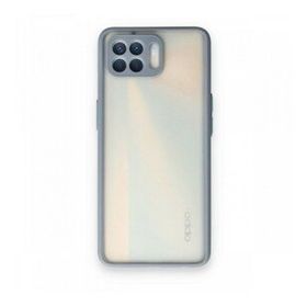 Oppo Reno 4 Lite Montreal Silikon Kapak Gri Kılıf