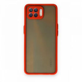 Oppo Reno 4 Lite Montreal Silikon Kapak Kırmızı Kılıf