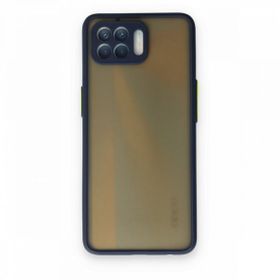 Oppo Reno 4 Lite Montreal Silikon Kapak Lacivert Kılıf