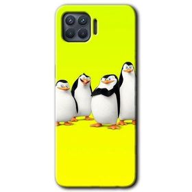 Oppo Reno 4 Lite Penguenler Baskılı Uyumlu Silikon Kılıf