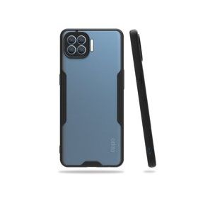 Oppo Reno 4 Lite Platin Silikon Siyah Kılıf