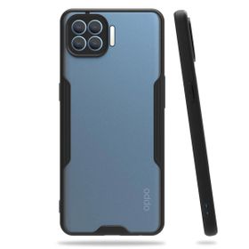 Oppo Reno 4 Lite Platin Silikon Siyah Kılıf